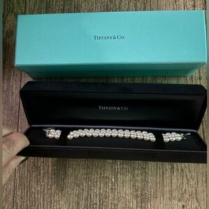 Tiffany & Co. Three Strand Pearl Bracelet